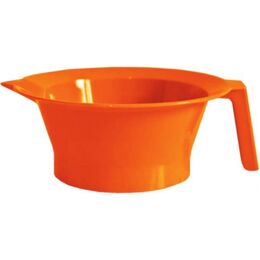 Мисочка для окрашивания волос с ручкой TICO Professional 500105 Оранжевая