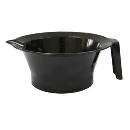 Мисочка для окрашивания волос с ручкой TICO Professional 500100 Черная