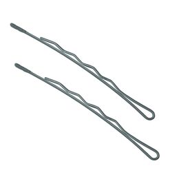 Невидимки TICO Professional укороченные (300626) - Серебристые (длина 70 мм, вес 200 грамм)
